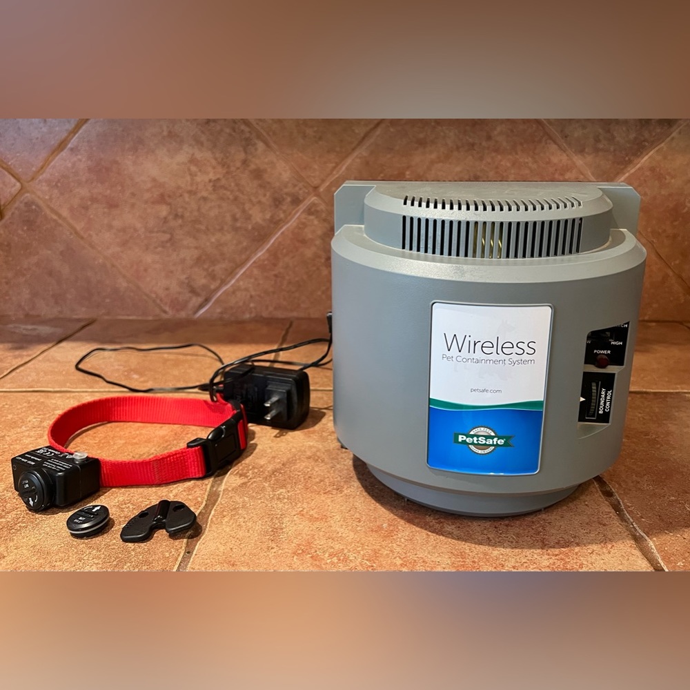 Barely used . Still works really great. No longer have a dog to use it
